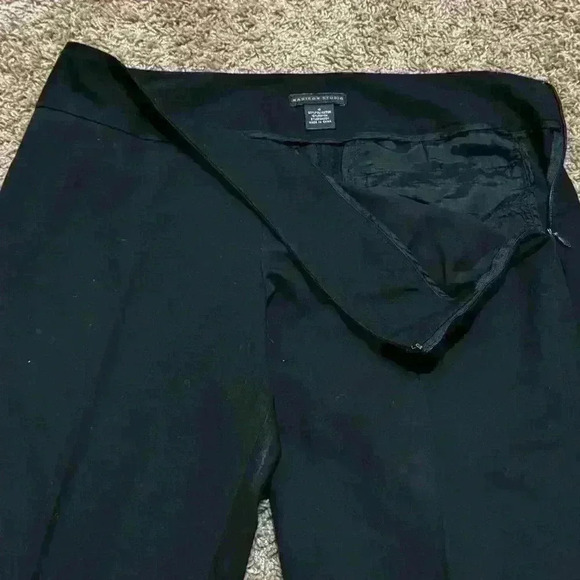 Madison Studio Black Dress Pants with Zip Closures Side and Leg, size 10 - Picture 2 of 7